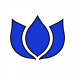 updated lotus flower, lighter blue- 1_13_19